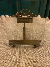 19th Century Louis XVI Style Brass And Beveled Glass Photo Frame picture