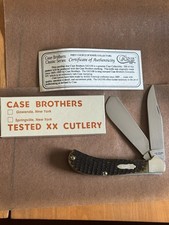 NIB 1992 Case Brothers Classics G62100 Large Saddlehorn Knife Gowanda NY Stamp  picture