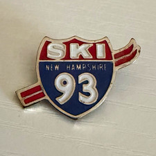Vintage 1970’s Ski 93 New Hampshire Ski Pin￼ picture