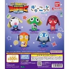 Sgt. Frog Keroro Gunso Gyu-cot Plush Doll Complete Set 5 Gashapon Figure BANDAI picture