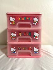 Vintage 1997 Sanrio Hello Kitty Pink Stationary Organizer Storage (1995) picture