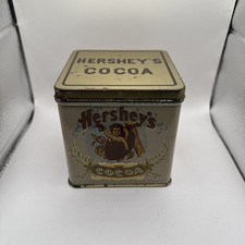 Vintage, collectible Hershey's Cocoa Trademark tin 4” X 4” X 4” picture