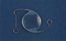 Advertising AC-21 Omnifit anterior chamber lens Chrome Original Vintage Postcard picture