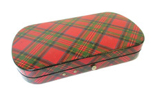 Antique Tartanware Hinged Case Clan Stuart picture