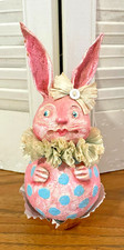 Debra Schoch Original Pink Blue Dots Bunny Rabbit 7