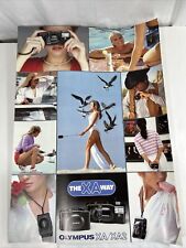 Vintage 1980s Olympus xa/xa2 poster photography models beach Nike  picture