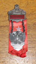 Bastian Bro 1940 Democratic National Convention Ribbon Medal Chicago  Alternate picture
