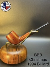 Vintage BBB Christmas 1994 Billiard Tobacco Pipe picture