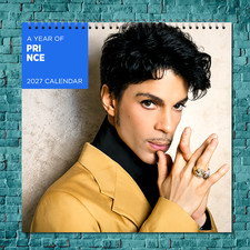 Prince 2027 Wall Calendar 12 Month Celebrity Photo Fan Collectible picture