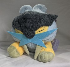 Genuine Pokémon Center Stretch Your Body Series Sleeping Raikou Plush Toy Doll picture