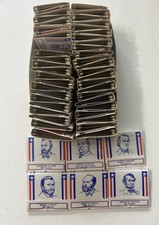 Vintage matchbook covers featuring U.S. Presidents by the Diamond Match Company. picture