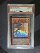 PSA10 2007 YU-GI-OH TACTICAL EVOLUTION #EN006 RAINBOW DRAGON GHOST RARE DI68 picture