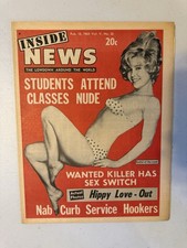 1968 Feb 18th Inside News Newspaper, Students Attend Classes Nude (VRN4) picture