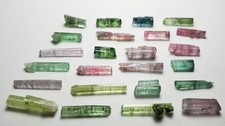 Multiple colours tourmaline crystals From Afghanistan 43.9 carats picture