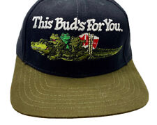 Vintage Budweiser Hat Cap 1995 This Buds For You Promo Farmers Buckle Beer ￼￼￼￼￼ picture