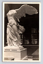 1922 RPPC Winged Victory of Samothrace Nike Bologna Italy Postcard picture