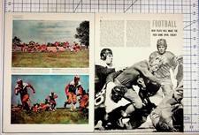 1938 Football Magazine Spread: NFL Pro & College Stars, Green Bay Packers picture