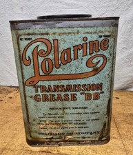 Standard Oil Company Polarine Transmission Grease Can 10 Pounds Gas Oil Graphic picture