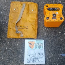 WWII Bendix BC-778-E SCR-578 Gibson Girl Radio + Bag Antenna 1954 Press Photo picture