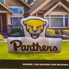 Pittsburgh Panthers Oversized 7ft x 10ft Panther Lawn Inflatable, Self-Inflating picture