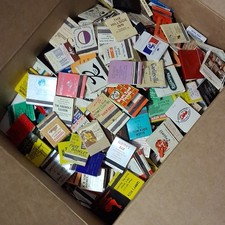 100 Vtg Partial Struck Matchbooks Large Mixed Lot Random Drawn picture