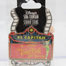 B3 Disney DSSH DSF LE Pin El Capitan Marquee Tinker Bell and the Lost Treasure picture