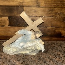 Veronese Christ Falling on the Way to Calvary Statue Figures Sculpture-Rare -VTG picture