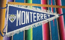 Vintage C.F. Monterrey Soccer Team Liga, Mexico Pennant Rare picture