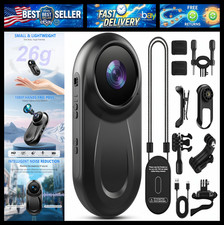 Mini Body Camera 1080P, 512G Thumb Action Camera, Vlogging Cam Portable Camcorde picture