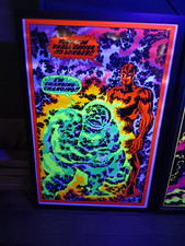 Original 1971 Marvel Comics Blacklight Poster,  Silver Surfer Im Changing.. picture
