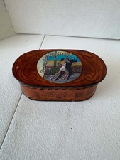Vintage Buenos Aires Argentina Tango Leather Trinket Box picture