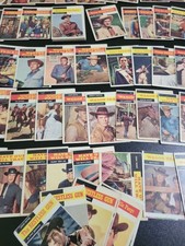 1958 Topps TV Westerns Gunsmoke Near Complete Set 70/71 W/ Steve McQueen picture