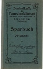 PALESTINE JERUSALEM TEMPLER GERMAN COLONY TEMPELGESELLSCHAFT BANK RARE BOOK 1928 picture