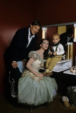Dominique Khalfouni Married To Dancer Denys Ganio. December 1985 -- Old Photo picture