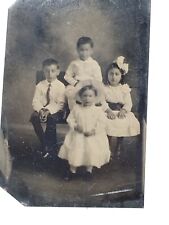 Antique Tintype Children Photo c1870 Ghostly Creepy Rusted Child Art Haunted  picture