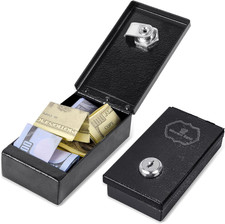Winners Bank Metal Lock Box for Gamblers with Key Casino Cash Box(1Pack) | Mini picture