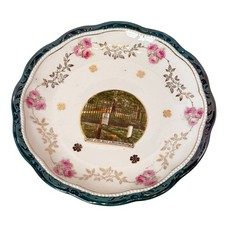 HARRISBURG Pennsylvania PA Antique JOHN HARRIS GRAVE Germany Souvenir  PLATE picture