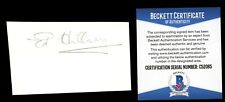 Sir Edmund Ed Hillary d2008 signed autograph 2x4 small cut BC Beckett Certified picture