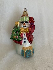 Christopher Radko Hot And Frosties Snowman Christmas Ornament Cool Sunglasses picture