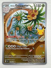 Pokémon TCG 30th Celebration Alolan Exeggutor 129/128 Secret Rare Holo picture
