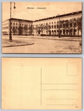 Munich University Ludwig-Maximilians Germany Vintage Postcard Early 1900s picture