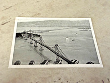 Airplane View Of San Francisco Oakland Bay Bridge Postcard Unposted picture