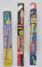 VTG 1997–98 Toothbrush Lot NIB – Barney, Star Wars, Tarzan picture