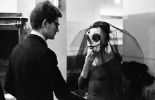 Yves Saint Laurent working the costumes of the ballet Les Chants d- Old Photo picture