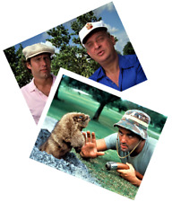 2 CADDYSHACK Movie Fridge Magnets Golf Gift Set Bill Murray Chevy Chase Gopher picture