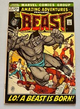 AMAZING ADVENTURES 11 Key issue: first furry Beast FN picture