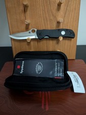 Spyderco Terzuola Starmate Sprint Run CPM-20CV Satin Blade Black G10 C55G20CVP picture