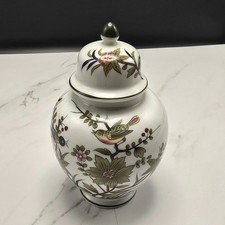 Andrea By Sadek Made in Japan Lidded Jar Floral with Birds picture