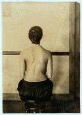 Photo:Boston Massachusetts 1917 Back View Woman Sitting Portrait Study picture