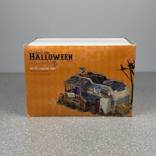 Dept 56 Snow Village Halloween Lot 13 Crystal Lake Trailer #4020230 Boxed Works picture